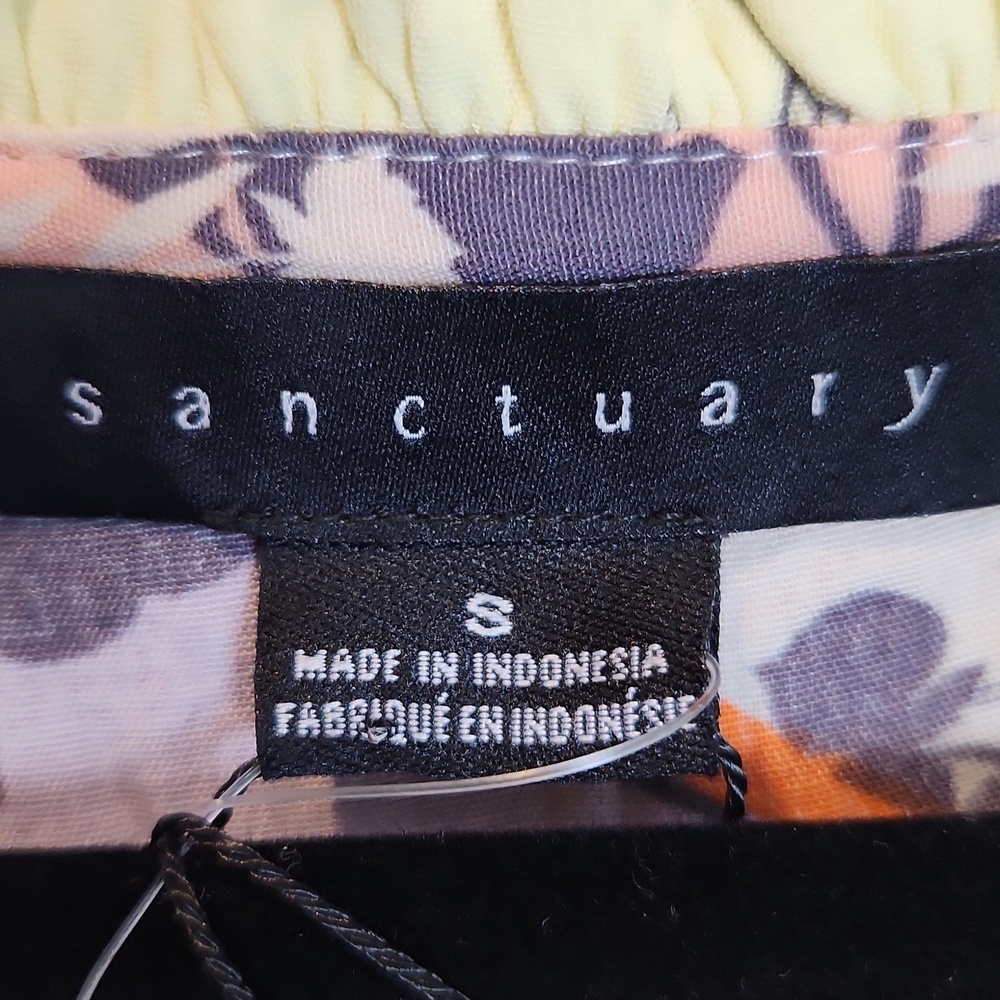 NWT Sanctuary Multiprint After Party Boho Blouse Size Small - Picture 4 of 14